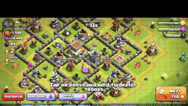 First time play with clash of clans
