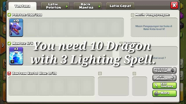 How to used dragon in Coc || Clash Of Clan
