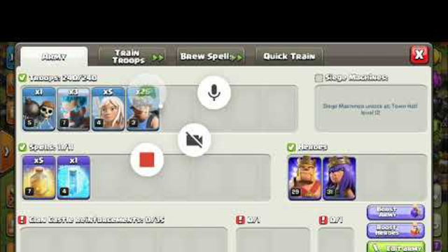 Clash of Clans - 2019-12-14 best attack strategy with miner