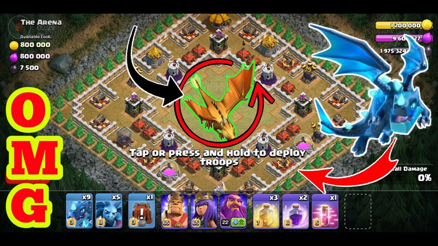 Electro dragon best attack clash of clans