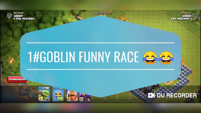 Very Funny Goblin Race//Clash of Clans//Android Gameplay//BY DARK ANGEL