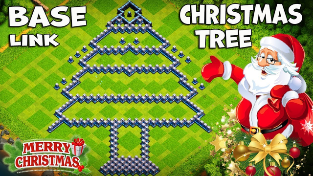 Christmas Tree Base with Link | Coc Town Hall 13 (Th13) Base Design/Layout/Defense | Clash of Clans