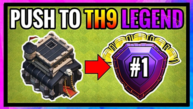 TH9 vs TH11!! TH9 PUSH To LEGENDS Ep.1 | Clash of Clans