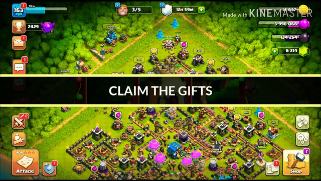 Claim the gifts with style. Enjoy the amazing traders event. Clash Of Clans.