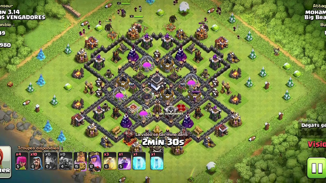 ONE OF MY ATTACKS IN CLASH OF CLANS #1