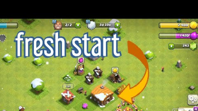 How to create new CLASH OF CLANS account.