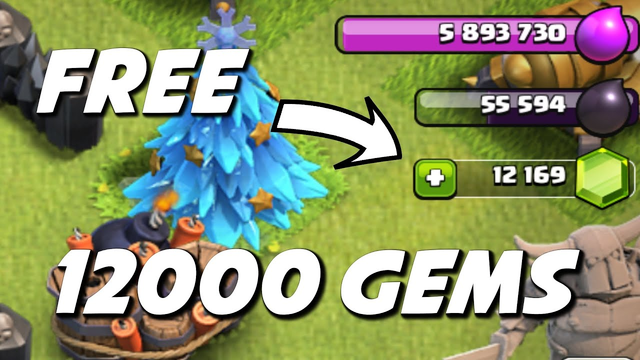 12,000 Gems Farming | Amazing tricks Clash of Clans