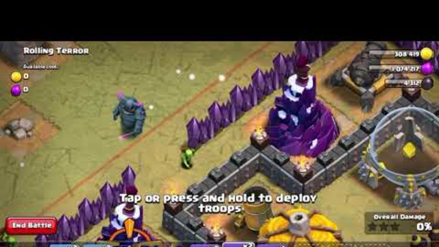 How to beat Rolling terror in clash of clans