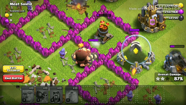 Meat Shield strategy for Town Hall 6 (Clash of Clans)