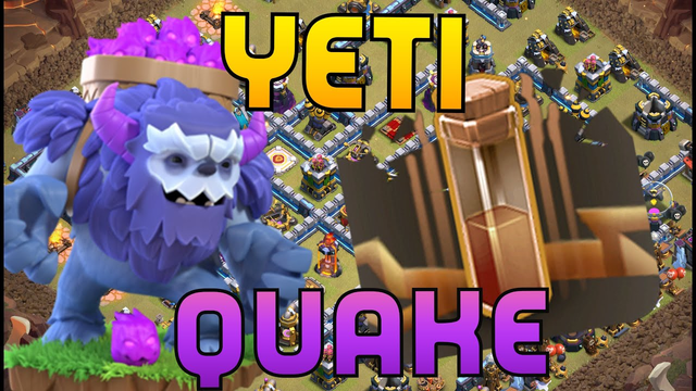 YETI QUAKE - TOWN HALL 13 BEST ATTACK STRATEGY - Thunder Gaming COC