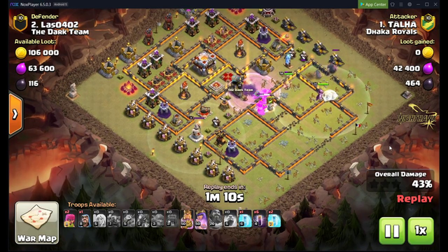 Clash of Clans TH 11 Ultimate Bat Spell Attack is insane. BowPeBat attack Strategy