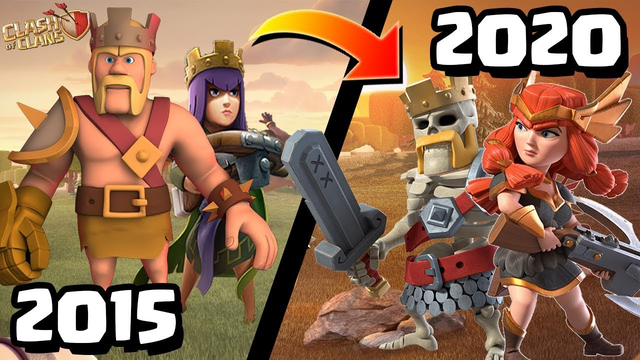 Clash of Clans Rewind - What's Changed? | Playing CoC in 2015 vs 2020 (Old Clash Vs. New Clash 2020)