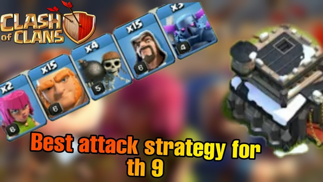 Townhall 9 GIWIPE attack strategy || townhall 9 best attack strategy || Clash of clans