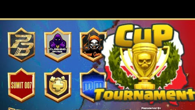 #indianclashcup - clash of clans tournament present by clashing savage