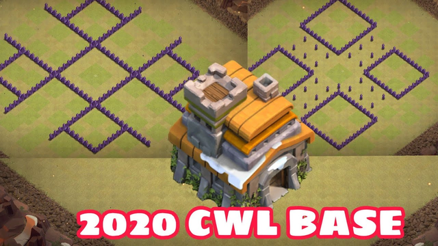TOP 2 TH7 CLAN WAR LEAGUE BASE 2020 WITH LINK LAYOUT. CLASH OF CLANS. COC
