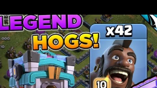 Clash of clans attack with Hogs and miners | 3 stars
