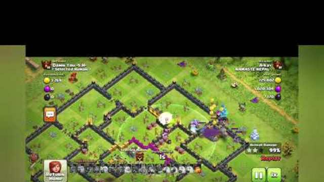 Clash of clans- Best farming day, Best army for farming with trophy push #coc #th11