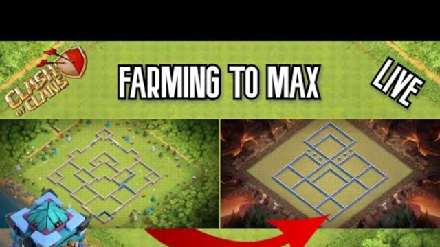 FARMING  TO MAX TH 13 USING MAX MINERS AND HOGS HYBRID STRATEGY! - LIVE CWL ATTACK - Clash of Clans