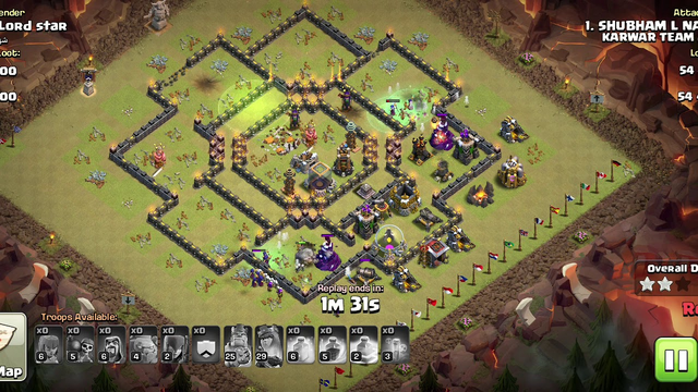 Clash of clans Th9 attack strategy on war