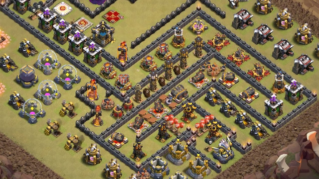 44 Giants Vs TH 12 Maze Base | Clash Of Clans