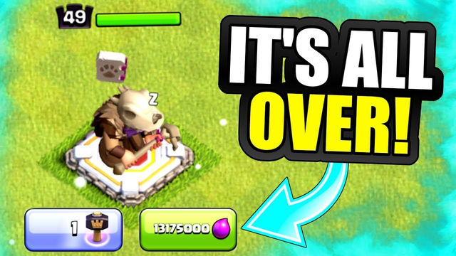 THE END OF THE WARDEN IN CLASH OF CLANS!
