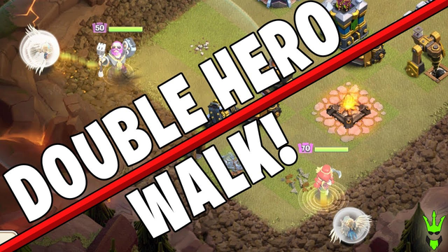 THIS DOUBLE HERO WALK WAS SURPRISINGLY OP! - Clash of Clans