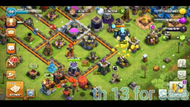 Clash of clans th13 for sale