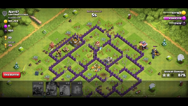 Playing Clash Of Clans!