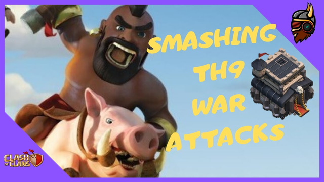 TH9 WAR ATTACKS | CLASH OF CLANS