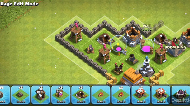 Clash of Clans [TownHall 5 Base design]