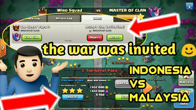 CWL Round 4 | TH 11 VS TH 13 | Clash Of Clans Indonesia