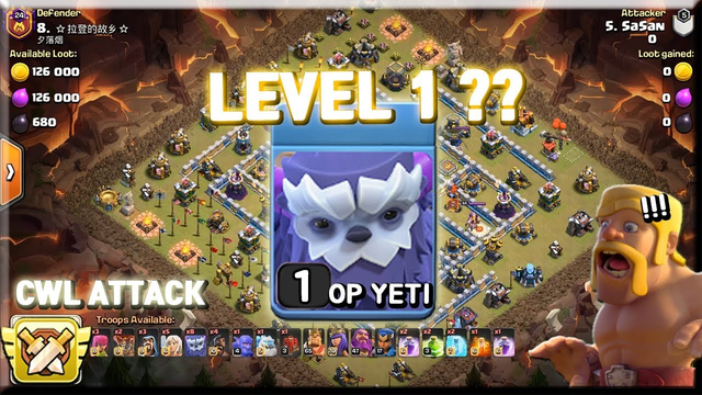 Nerf Time? Yeti + Jump Attack Too Strong Strategy CWL TH13 Attack Strategy Clash of Clans