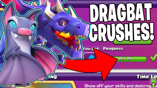 DRAGBAT IS PERFECT FOR THE LIZARD BLIZZARD EVENT  - Clash of Clans