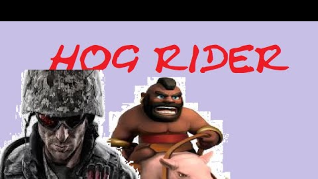 How strong is Hog Rider from clash of clans?