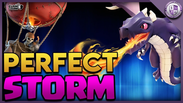 3 star with Dragons [TH9] | Perfect Storm | Clash of Clans