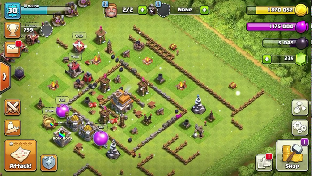 Getting on clash of clans in a long time