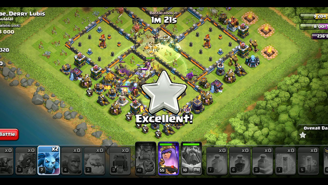Legend Attack First time be happy COC player's