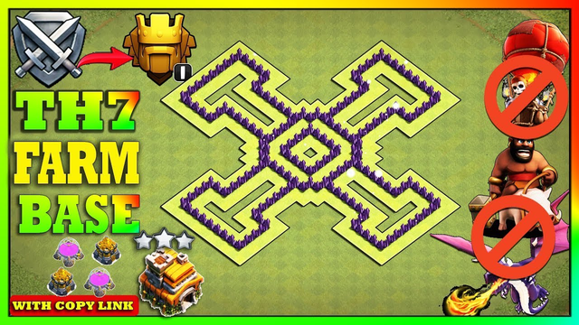 New BEST TH7 Farming Base 2020 with Link!! Town Hall 7 Base Anti Dragons - Clash of Clans