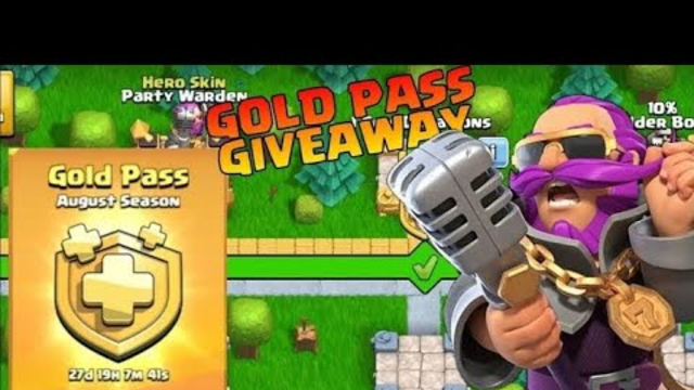GOLD PASS GIVEAWAY LIVE COC || Clash Of Clans