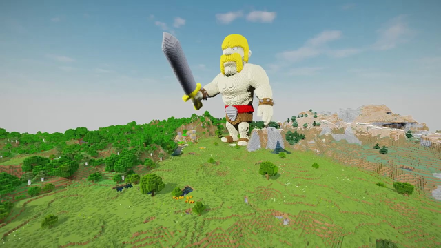 Minecraft Giant Clash of Clans Barbarian Build