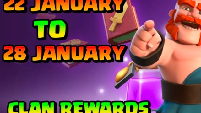 UPCOMING CLAN GAME REWARDS || 22 TO 28 JANUARY MUST WATCH EVERY COC PLAYER