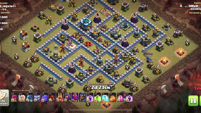 Clash of clans Town hall war attack 3 star