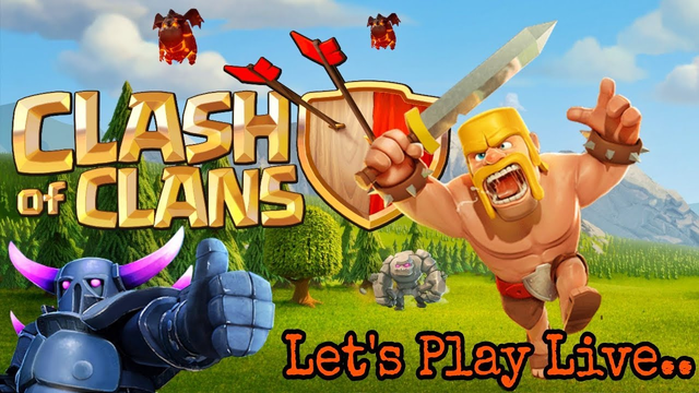 Let's Play Clash Of Clans Live..