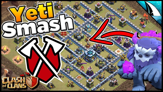 1st Time using Yeti's in War with Tribe Gaming | Clash of Clans