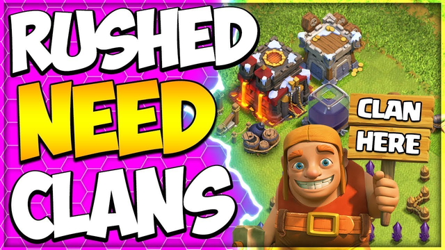Rushed Base Got into Clan but New Recruiting System in Clash of Clans is Not Fun!