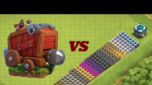 WALL WRECKER VS ALL LEVEL WALLS [CLASH OF CLANS]