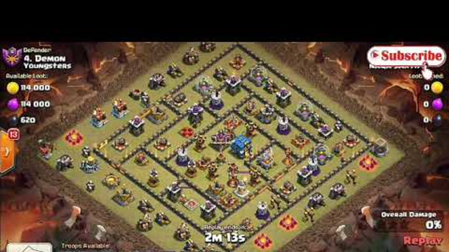 Clash of Clans Town Hall 12 best war attack 19, 2020