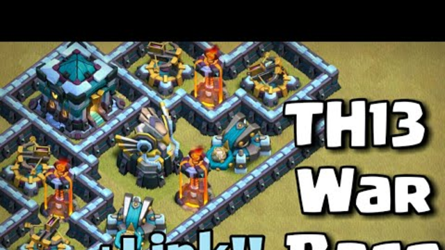 Th13 | Best th13 war base with link | anti 2 Star base | coc | clash of clans