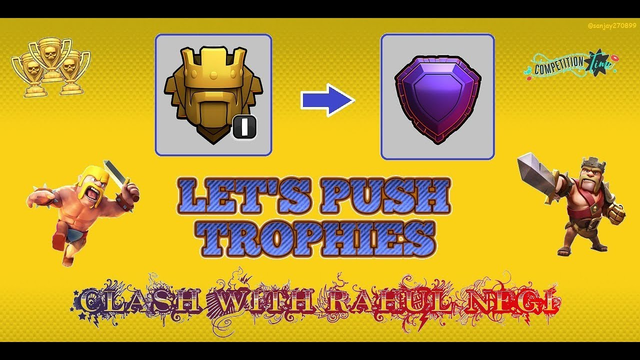 LIVE PUSHING#CLASHOFCLANS#LIVE# |NO PROMOTION