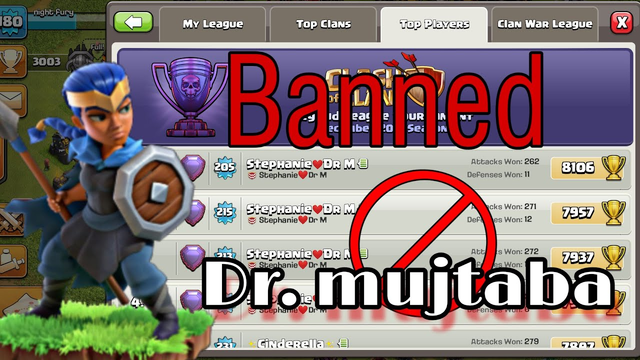 Clash of clans | Dr. MUJTABA account Banned
